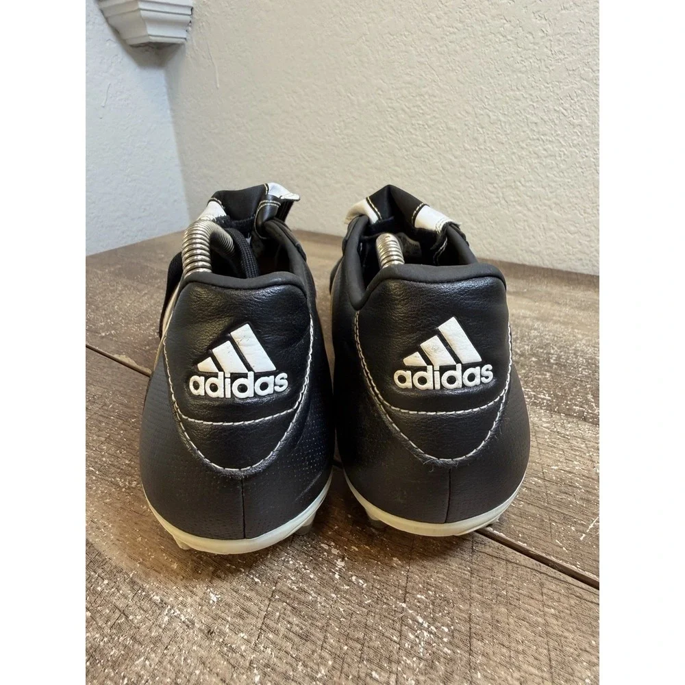 Adidas Gloro 15.1 FG/AG Black/White Leather Football Boots - US Size 10 Soccer